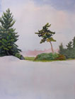 Debbie Homewood watercolor painting in progress